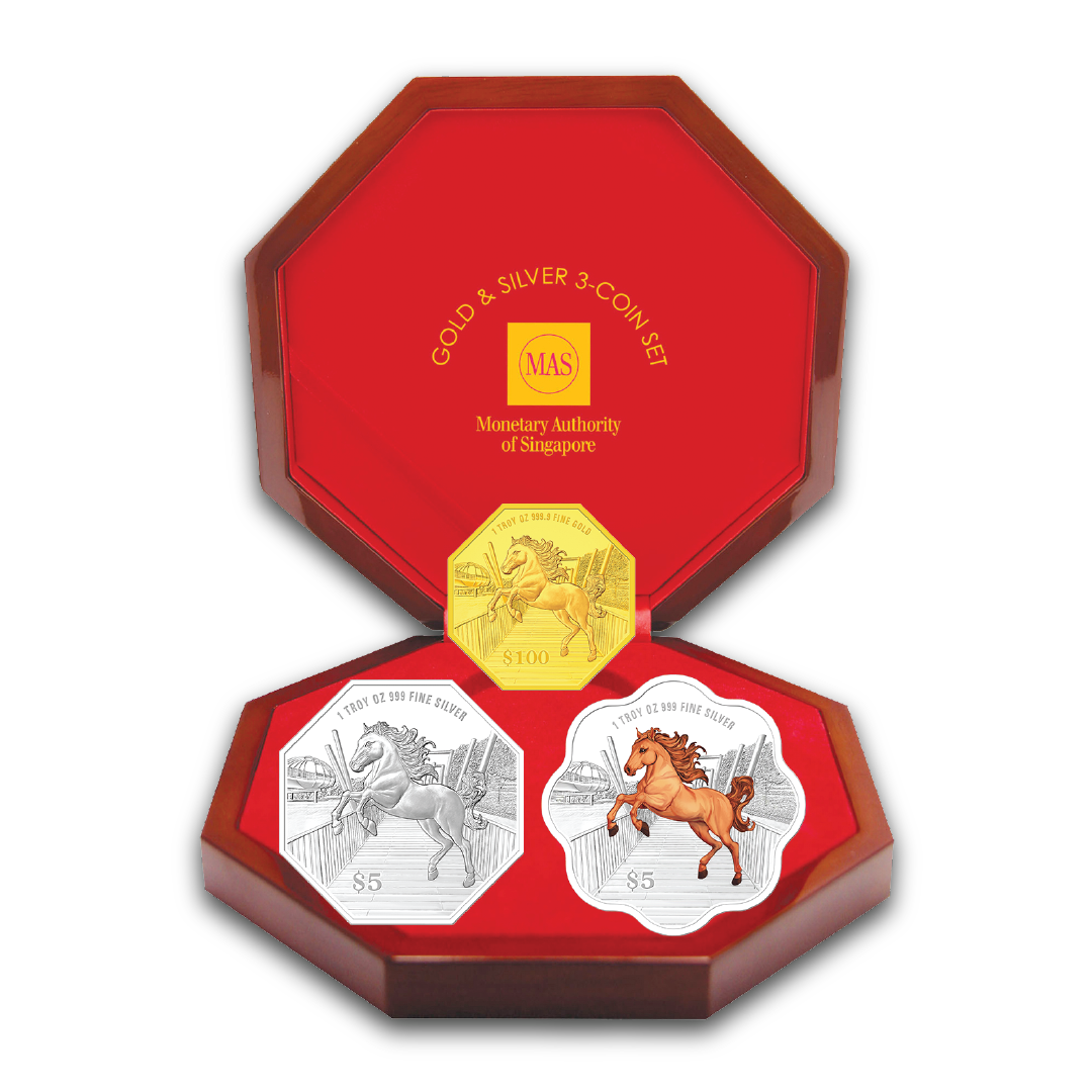 Gold & Silver 3-Coin Set